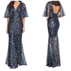 Dress the Population sequin gown